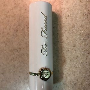 Too faced peach lipstick “sure thing”